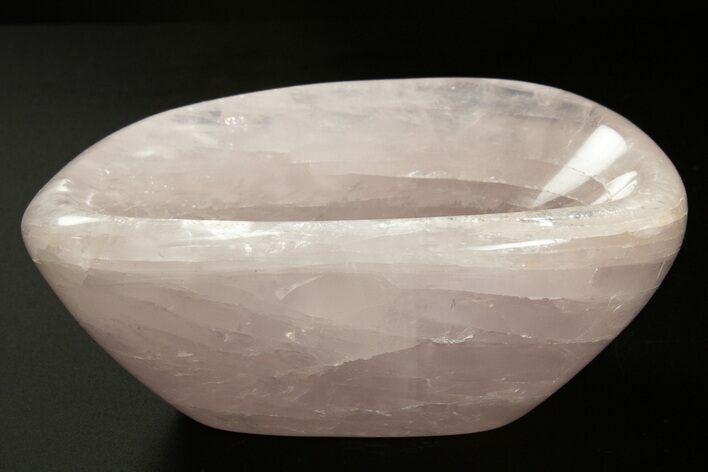 Polished Rose Quartz Dish #338442
